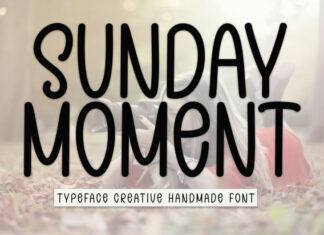 Sunday Moment Display Font