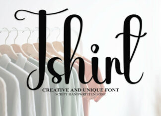 Tshirt Script Font