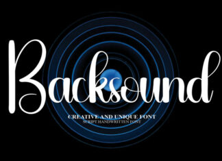 Backsound Script Font