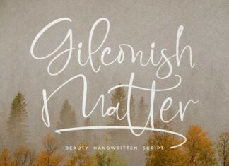 Gilconish Matter Font