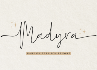 Madyra Script Font