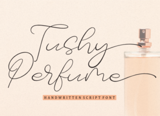 Tushy Perfume Script Font