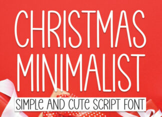 Christmas Minimalist Font