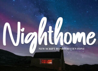 Nighthome Script Font