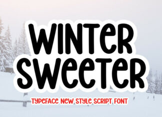 Winter Sweeter Display Font