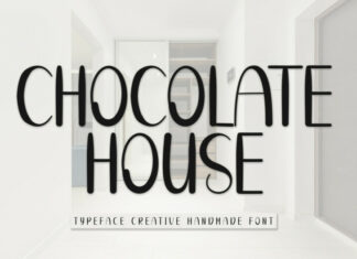 Chocolate House Display Font