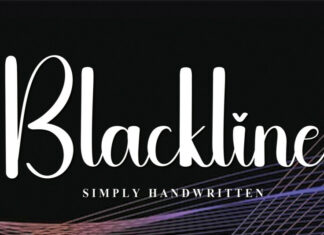 Blackline Script Font