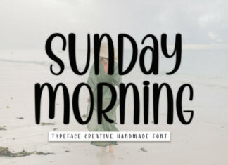 Sunday Morning Display Typeface