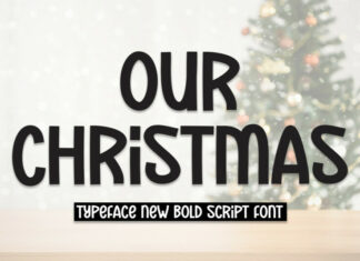 Our Christmas Display Font