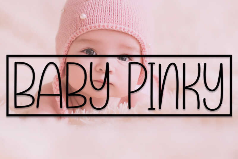 Baby Pinky Display Font