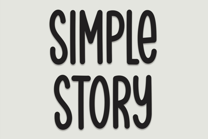 Simple Story Display Typeface