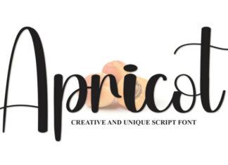 Apricot Script Font