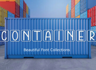 Container Display Font