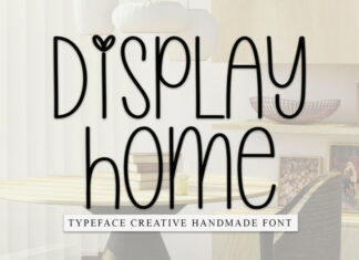 Display Home Display Font