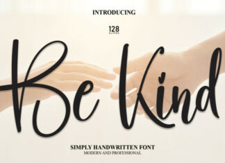 Be Kind Script Font