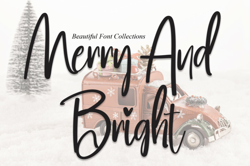 Merry And Bright Script Font