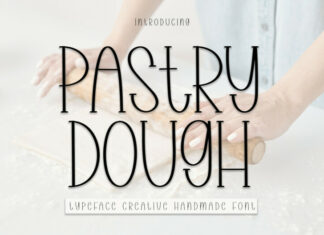 Pastry Dough Display Font