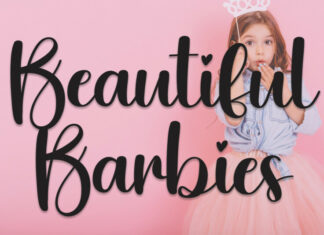 Beautiful Barbies Script Font