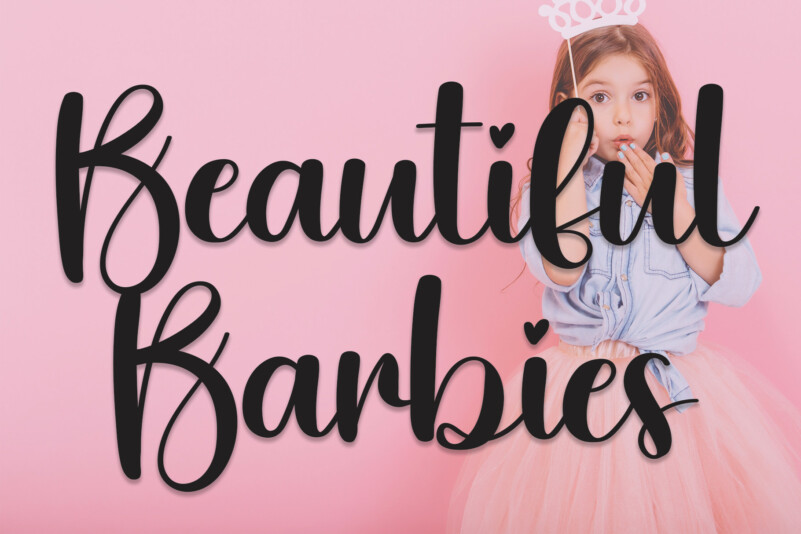 Beautiful Barbies Script Font