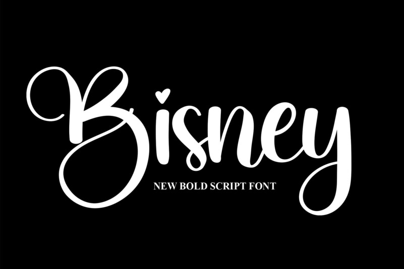 Bisney Handwritten Font - Download Free Font