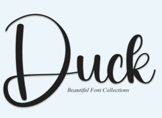 Duck Script Font