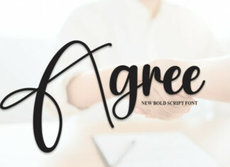 Agree Script Font
