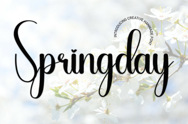 Springday Script Font