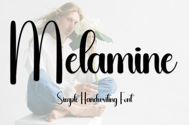 Melamine Script Font