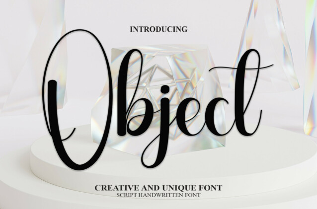 Object Script Font