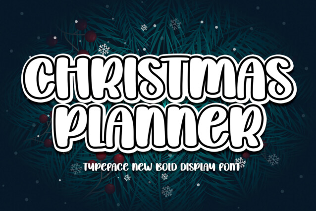 Christmas Planner Font