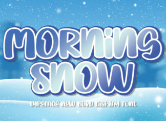 Morning Snow Font