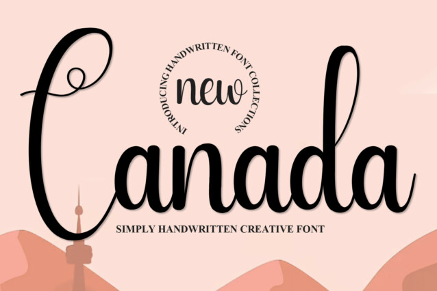 Canada Script Font