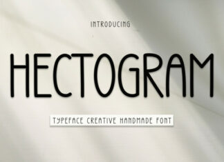Hectogram Display Font