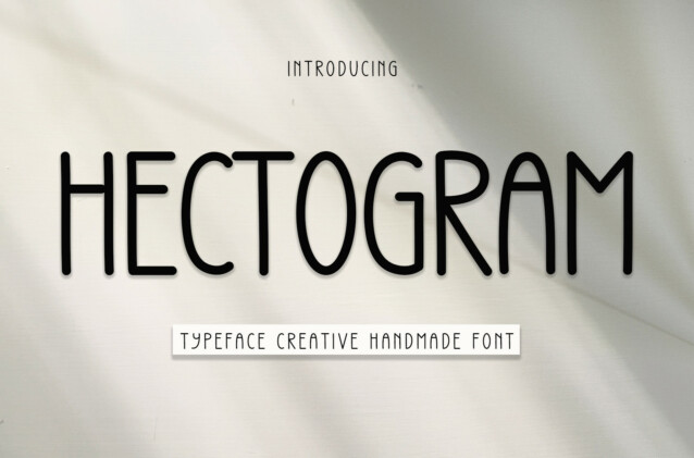 Hectogram Display Font