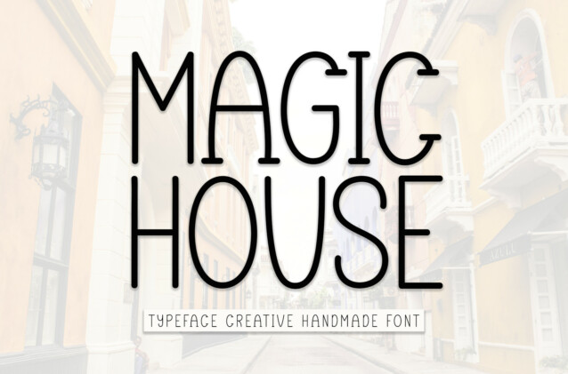 Magic House Display Font
