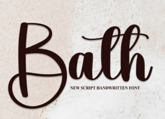 Bath Script Font