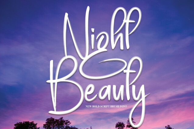 Night Beauty Font
