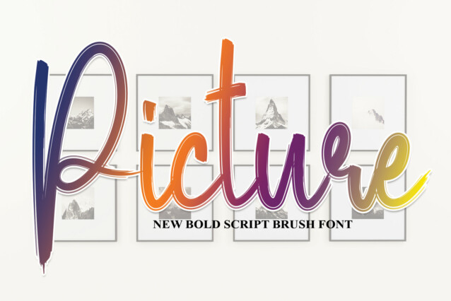 Picture Script Font