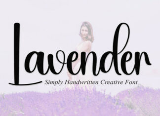 Lavender Script Typeface
