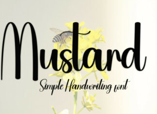 Mustard Script Font