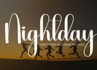 Nightday Script Typeface