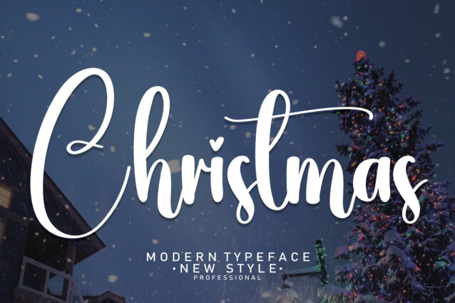 Christmas Handwritten Typeface
