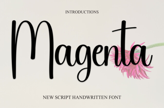 Magenta Script Font
