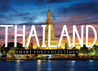 Thailand Display Font