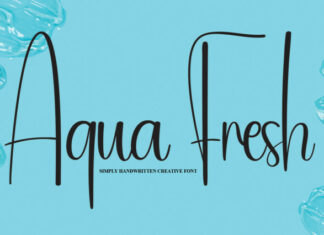 Aqua Fresh Font