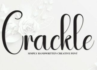 Crackle Script Font