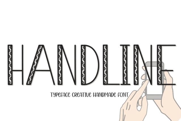 Handline Display Typeface