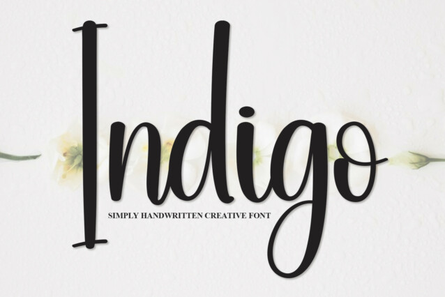 Indigo Script Font