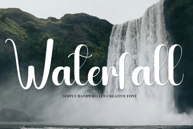 Waterfall Script Font