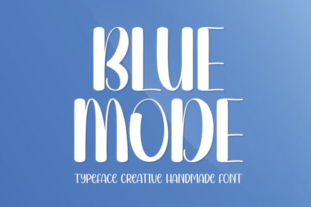 Blue Mode Handwritten Font